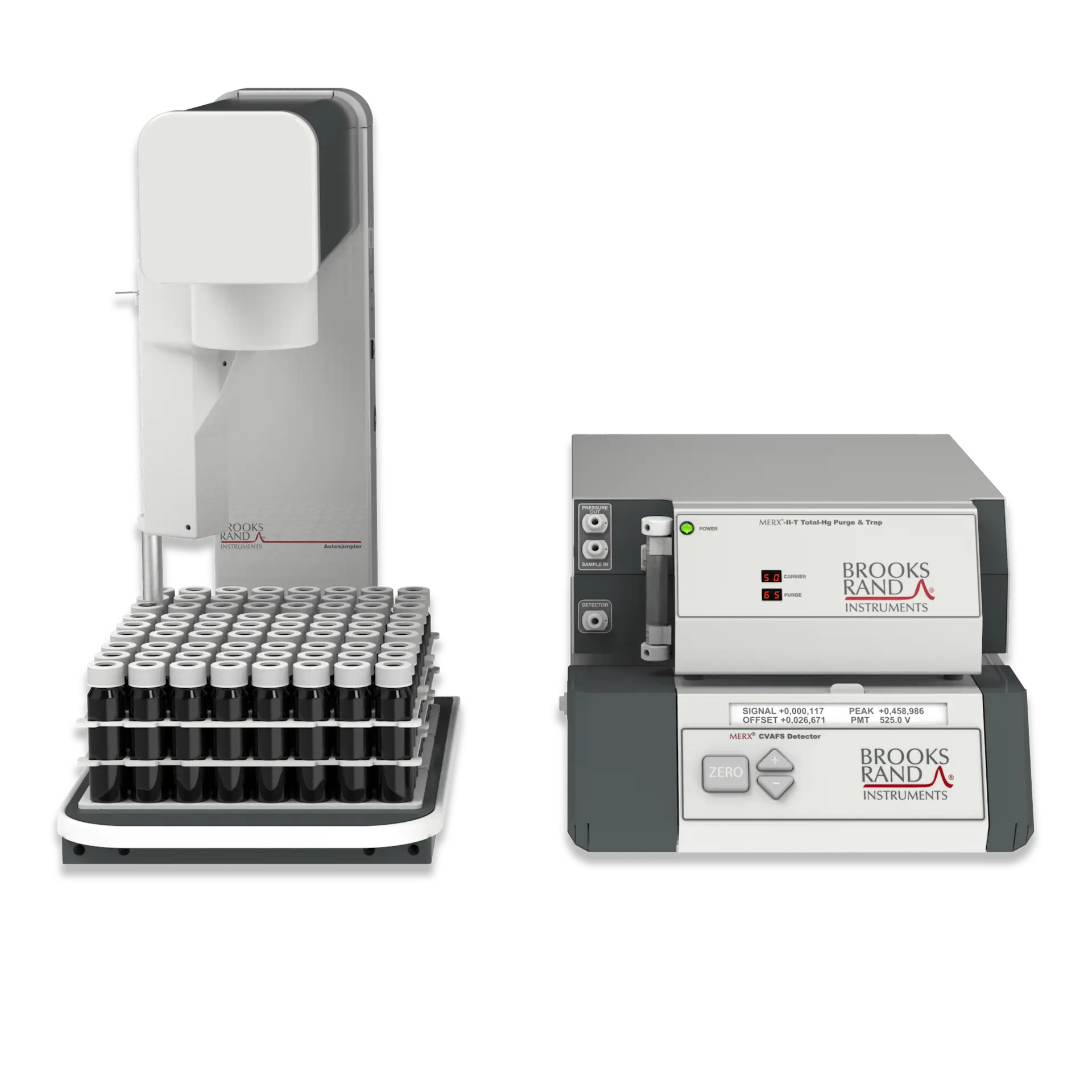 Automated Total mercury System instrument MERX-II-T.